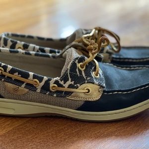 Women’s Sperry Bluefish Leo Shimmer Boat Shoe